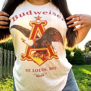 budweiser loose fitted tank